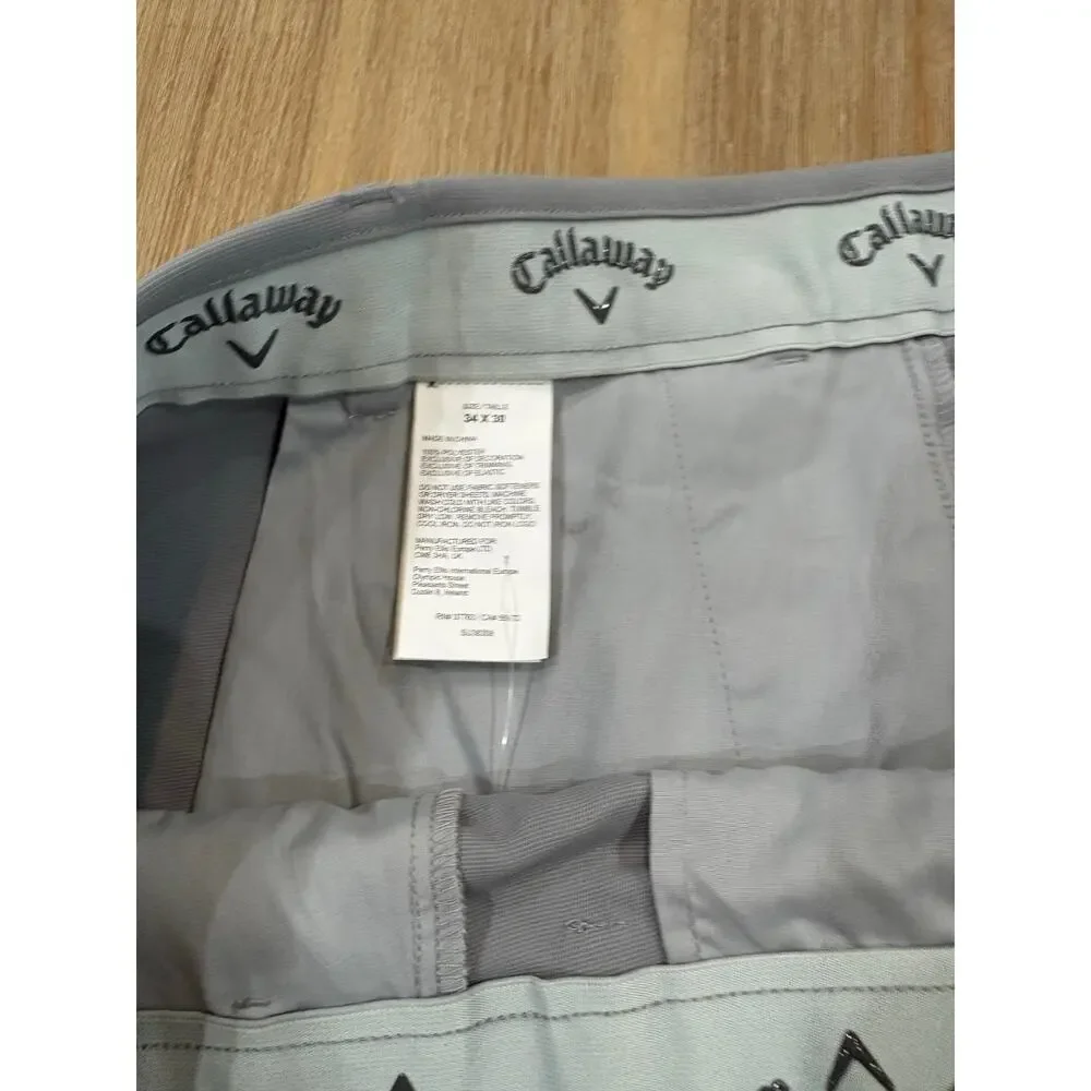 CALLAWAY GOLF PANTS GRAY SIZE 34/30 - Picture 3 of 3